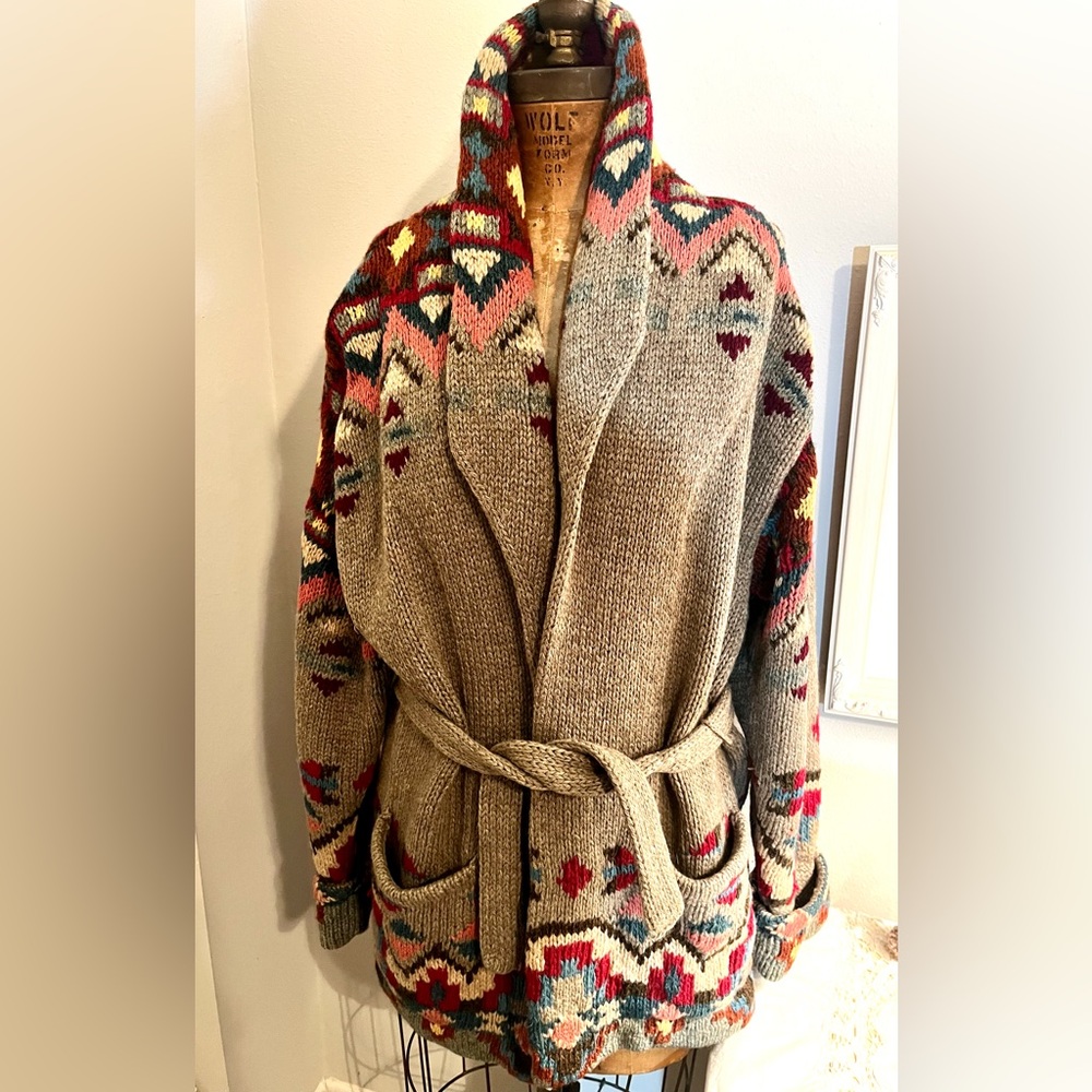 Rare Vintage Collector’s Ralph Lauren Country Cardigan Sweater - Picture 9 of 12